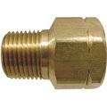 Mec FPOL x 3/8 in. MNPT Single Piece Adapter Brass ME285